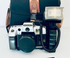 Nokina 35mm Film Camera with Flash Remote Control and Case