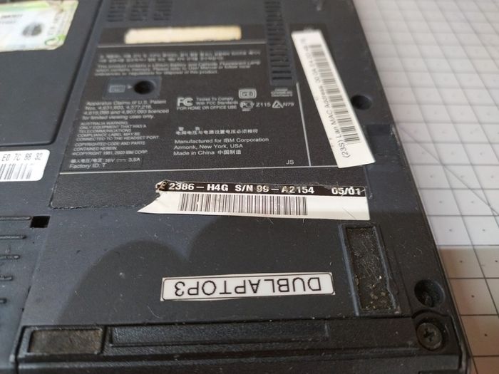 IBM ThinkPad X40 laptop