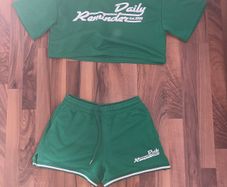 Bershka  short and crop top size S