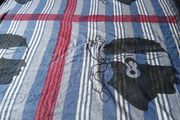 Light Big Throw, New, but washed