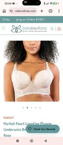bra 36D wide back parfait brand