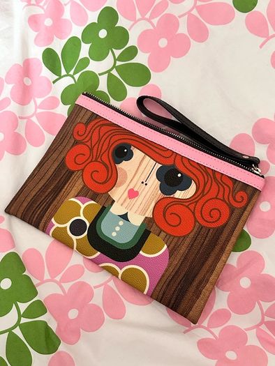 Orla Kiely rare Dee Dee Pouch