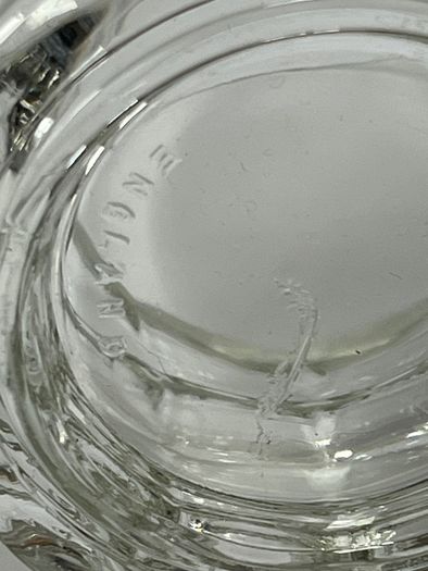 Vintage glass beer tankard PRICE DROP