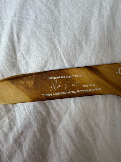 Hand painted Boomerang 100% Australian