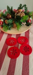 Set of 4 coasters.