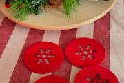 Set of 4 coasters.