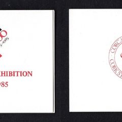 1985 Ireland Cork Philatelic Exhibition Booklet . Contains 1985 Cork 800 Commentative stamp No 251