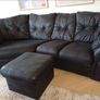 Like new 4 seater 3 seater Lebus Florida couch sofa and footstool Image 3