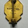 U.S. 1/10 10k gold 25 years Volunteer service award pin Image 2