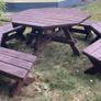 Garden Table & Benches Image 3
