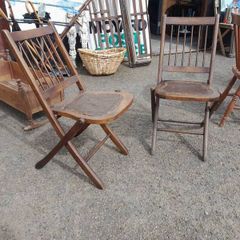 Pair Of Antique Folding Chairs