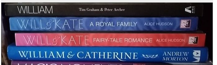 Four Prince William and Kate Books