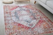 Rugs Living Room 90X150cm, Non Slip Large Area Rugs for Machine Washable, Vintage Style and Soft Low Pile Floor Carpet