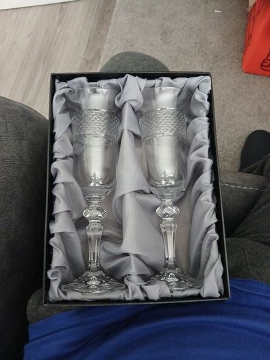 Paul Costelloe champagne Glass