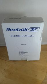 Reebok 65cm Gym Ball Silver Exercise Swiss Ball Home Fitness Workout REM-10016 New Never Used