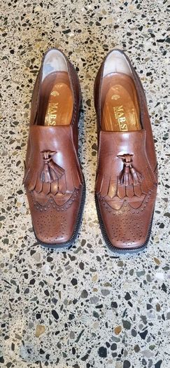 italian brown leather loafers
