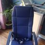 Airbus A320/A321 Aircraft Seat Swivel Office Chair | Genuine Airline Seat with Tray Table & Life Jacket Image 3