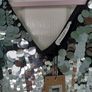 Ladies Silver Sequin Cami Size Small Image 8