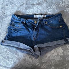 denim shorts