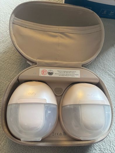 Eufy Breast pump (s1 pro) with charging case & heating technology