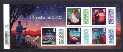 2023 Great Britain Christmas Commemorative Stamps Miniature Sheet Mint Never Hinged (MNH)