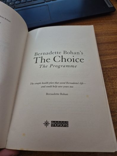 Bernardette Bohans The Choice The Programme Cancer and Nutrition