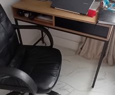 Desk and chair
