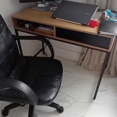 Desk and chair