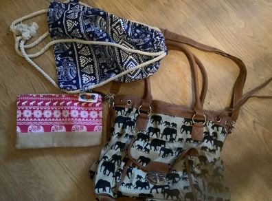 3 Elephant Bags