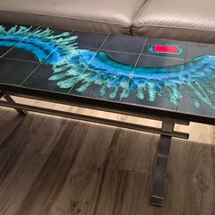 Mid Century Tiled Coffee Table