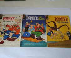 Popeye The Sailor Comic 75 76 and 77 from 1965