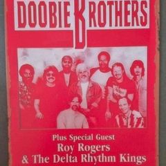 Vintage Style  Metal Sign. Doobie brothers, concert advertisement.