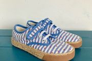M&amp;S canvas espadrilles summer shoes 11jnr