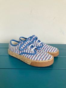 M&S canvas espadrilles summer shoes 11jnr