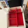 Dressing table with integrated mirror and drawer compartments Image 5