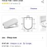 Roca Hall 56 Toilet Seat White Image 9