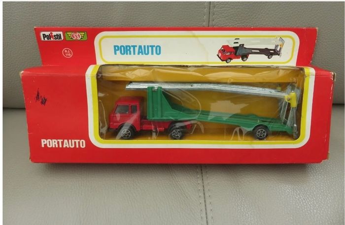 Polistil Club 33 Lancia Portauto Transporter 1/66 Made in Italy Mint Boxed -1976