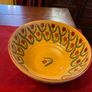 Nicholas Mosse Red Tulip vintage 9 inch diameter bowl Image 6