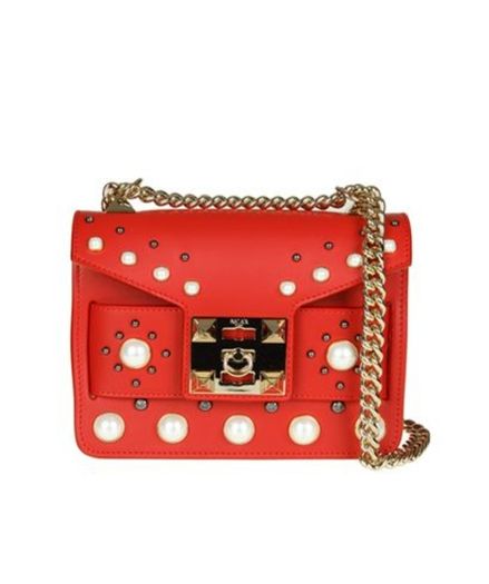 Salar Pearl Stud red Bag
