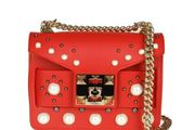 Salar Pearl Stud red Bag