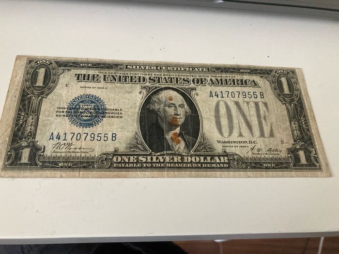 USA 1928 A Big ONE Silver dollar Banknote