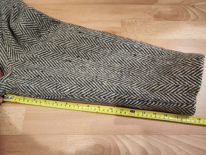 Men's wool jacket coat Donegal Tweed Overcoat