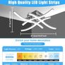 Elegant Curved Design Ceiling Lights, 28W Cool White Light 6500K 4 Built-in LED Boards,Modern Ceiling Fixture for Living Rooms, Bedroom, Kitchen Hallway and Bedroom,2400 Lumens Image 2