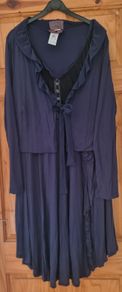Navy dress with matching jacket