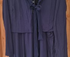 Navy dress with matching jacket