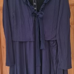 Navy dress with matching jacket