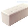 BRAND NEW Storage Benches Foldable Stool with Storage Space Home Sofa Image 2