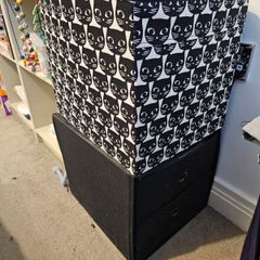 Fabric storage cubes