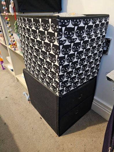 Fabric storage cubes