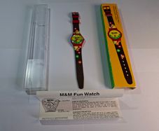 Vintage M&M Brand Collectors Watch New Old Stock